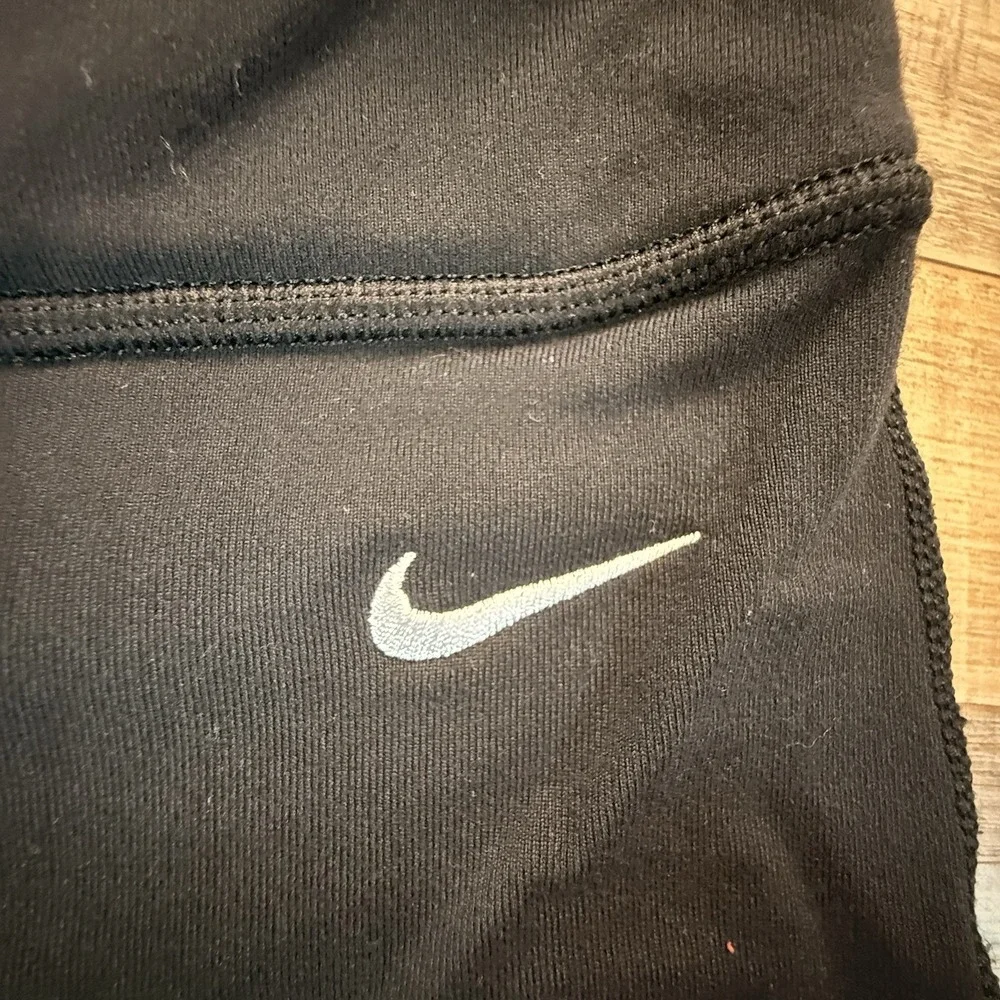 Nike Dri-Fit Women's Running Capri Leggings Size L Black